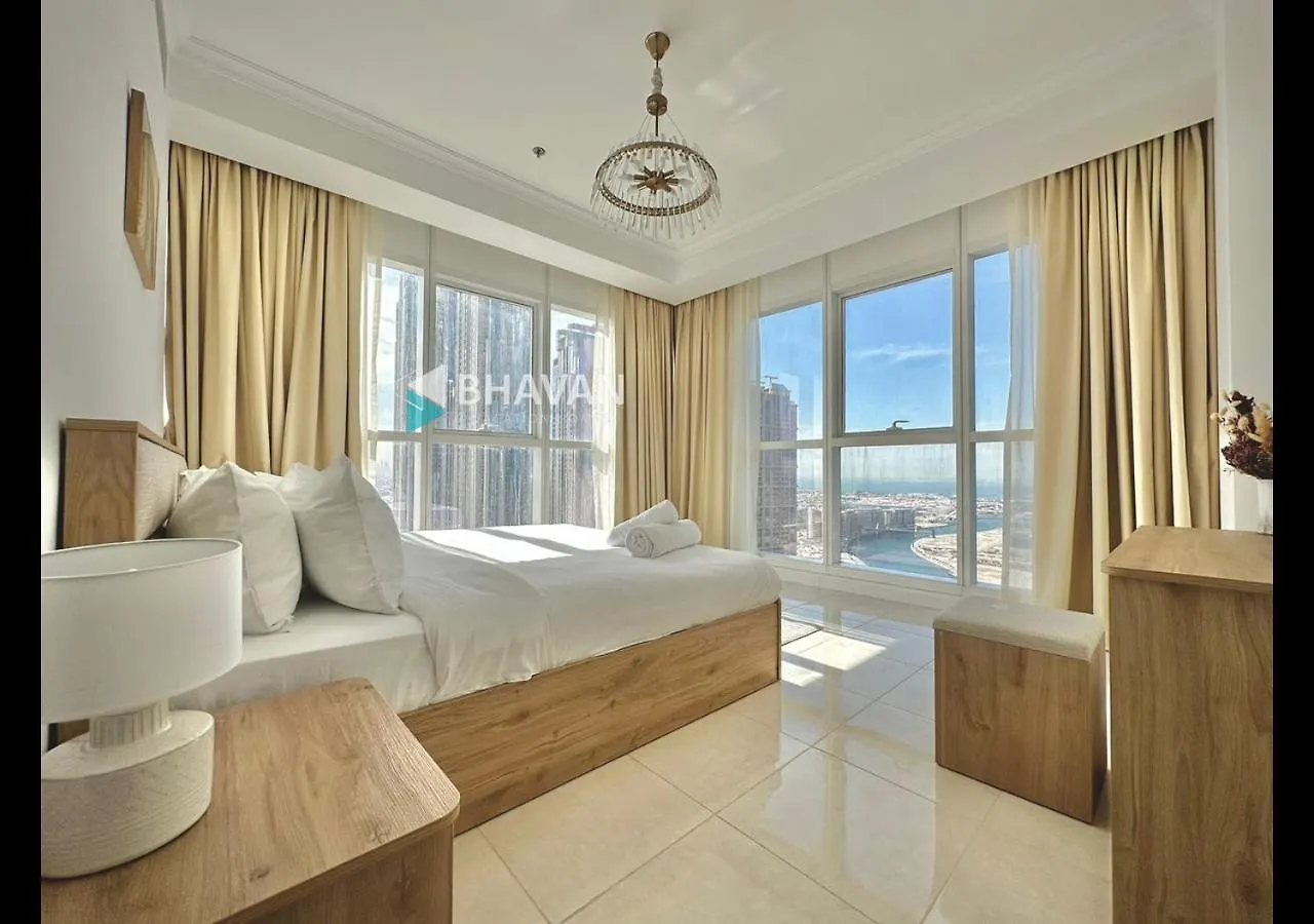 One Br In Court Tower With Beautiful City And Canal View Appartement Dubai