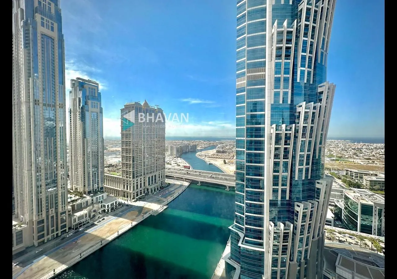 One Br In Court Tower With Beautiful City And Canal View Appartement Dubai Verenigde Arabische Emiraten